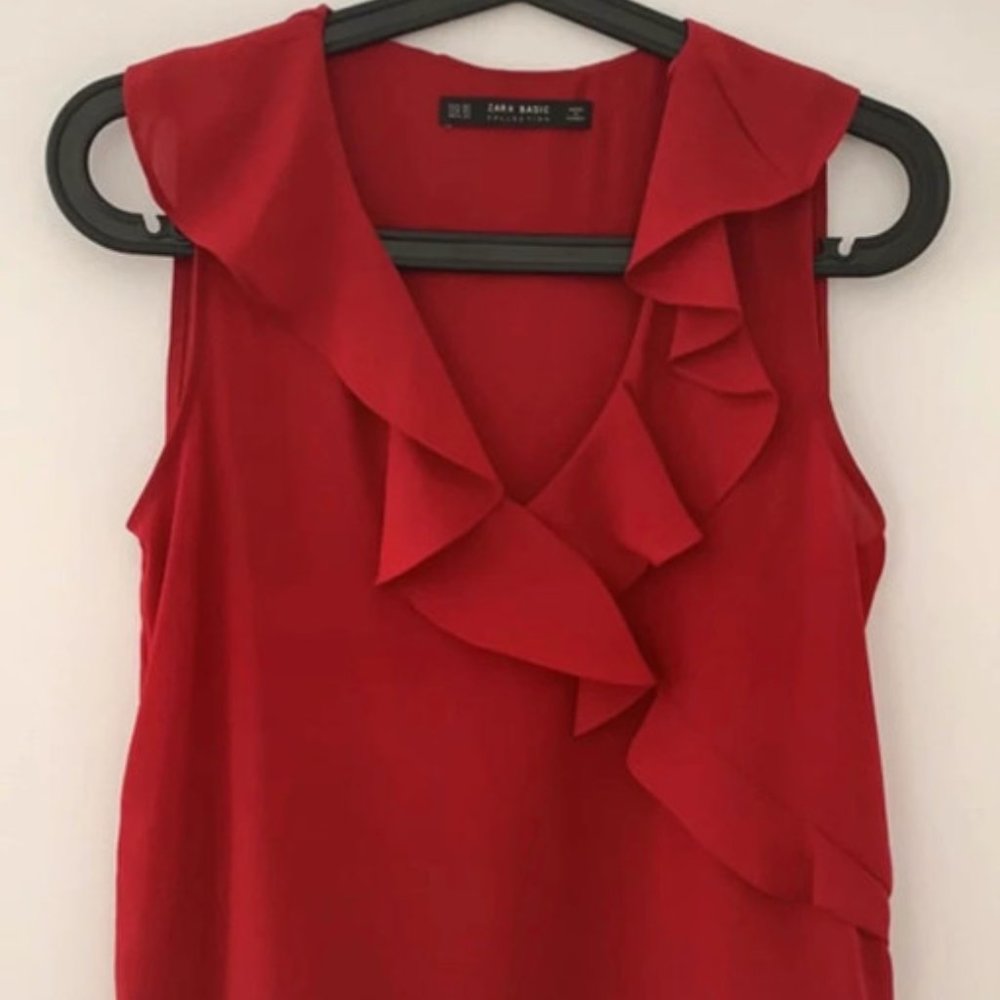 Red blouse